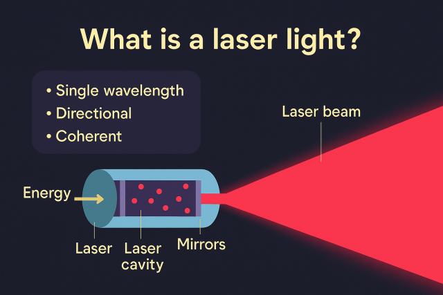 What is a laser light